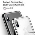 Luxury Crome Series 9H Glass Case for Apple iPhone XS