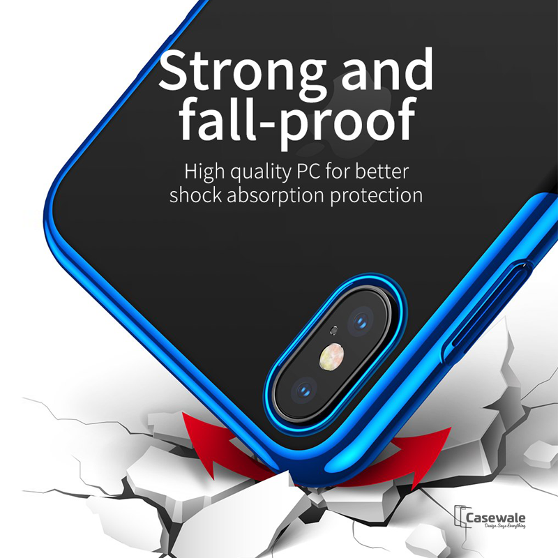 High-end Fashion Transparent Phone Case for iPhone XS Max