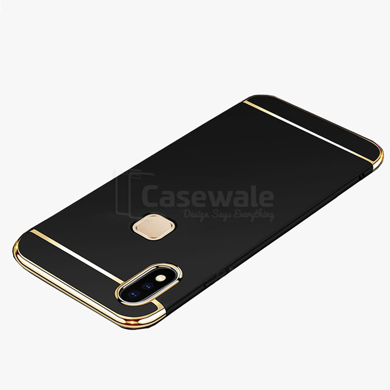 Luxury 3 in1 Electroplating Back Case For VIVO V9