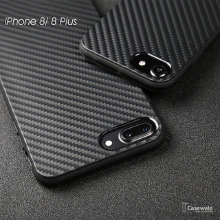 iPhone 8/ 8 Plus Black Original Carbon Fiber Ultra-thin Protection Case