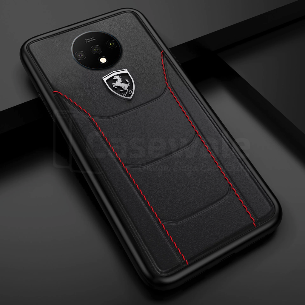 Ferrari ® OnePlus 7T / 7T Pro Genuine Leather Crafted Limited Edition Case