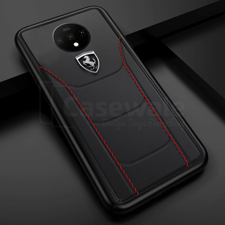 Ferrari ® OnePlus 7T / 7T Pro Genuine Leather Crafted Limited Edition Case