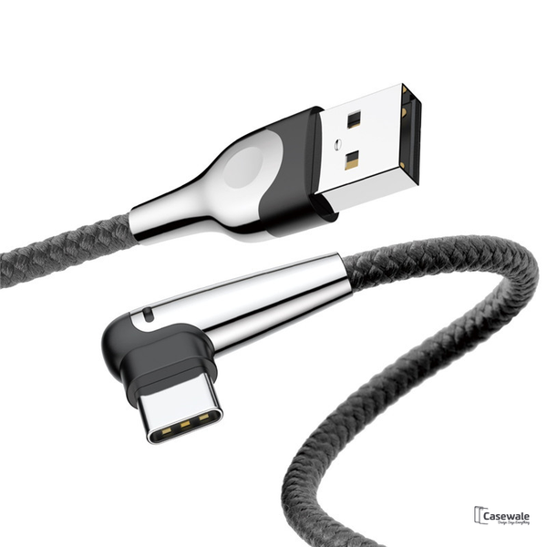 Baseus 90 Degree Lighting USB Type C Cable For Samsung
