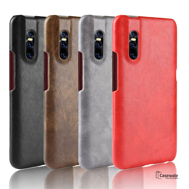 Luxury Leather Finish Full Protection Case for VIVO V15 Pro