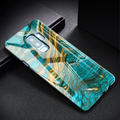 Luxury Artistic Marble Glass Case for Galaxy S9 / S9 Plus
