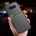 IQS Design Soft Leather Texture Case with Magnetic Car Vent for Redmi Note 8