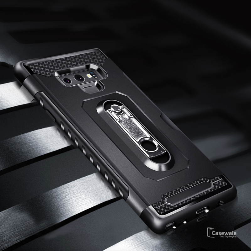 Luxury Armor Hard Card Slot Case For Galaxy Note 9