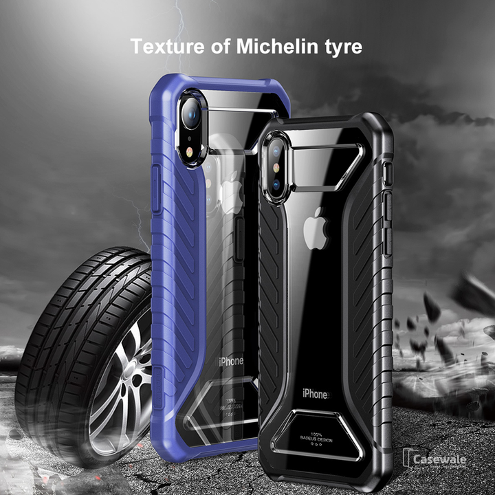 Baseus Acrylic Hybrid Anti-Slip Shockproof Case For iPhone XS Max