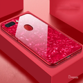 Luxury Marble Pattern Tempered Glass Case for Oppo F9