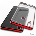 High-end Fashion Transparent Plated Case for Vivo V9