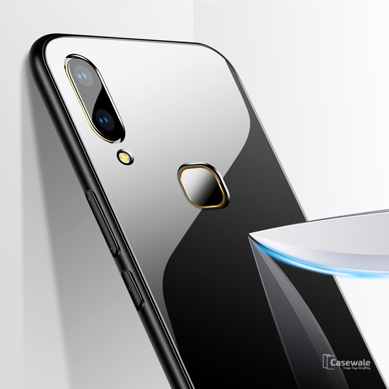 Msvii Luxury Slim Tempered Glass Case for Vivo V9