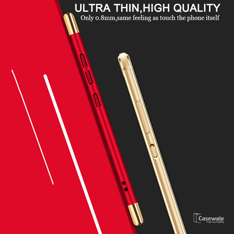 Luxury Electroplating 3 in 1 Case for Redmi Note 5 Pro
