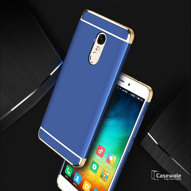 Luxury 3 in 1 Electroplating Case for Redmi Note 5