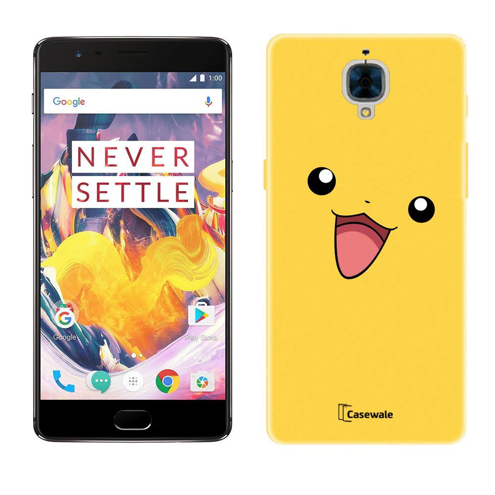 Pikachu Printed Cover for OnePlus 3T