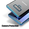 High-end Fashion Transparent Plated Phone Case for Galaxy Note 9