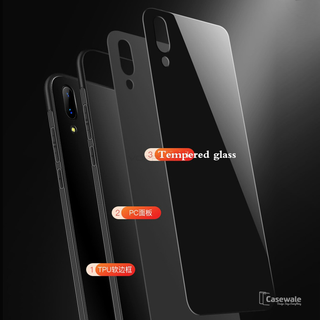 Luxury 9H Slim Tempered Glass Case for  Vivo V11 Pro