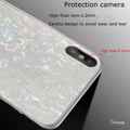 Luxury Marble Pattern Tempered Glass Case For iPhone XS