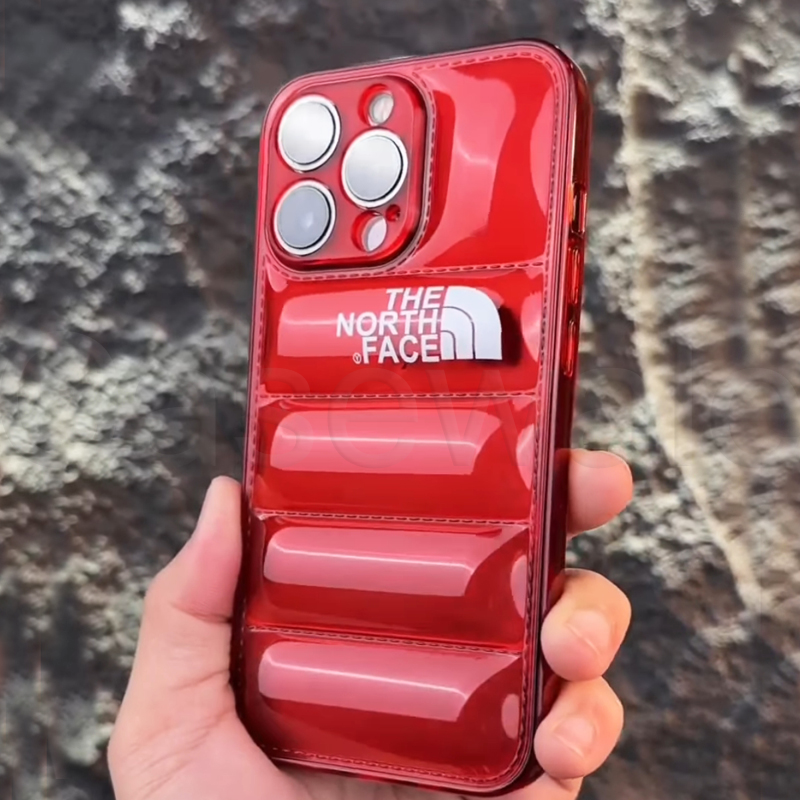 iPhone 13/14 Series Luxury North Face Puffer Phone Case