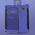 Galaxy J7 Prime Mirror Plating Flip Case