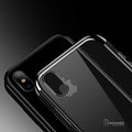 iPhone X High-end Fashion Transparent Plated Mobile Phone Case