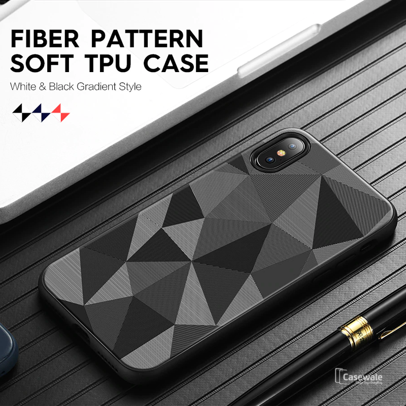 Luxury Retro Soft Silicone Phone Case For iPhone X