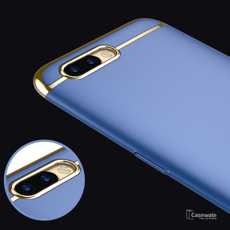 Luxury 3 in1 Electroplating Back Case For Oppo F9
