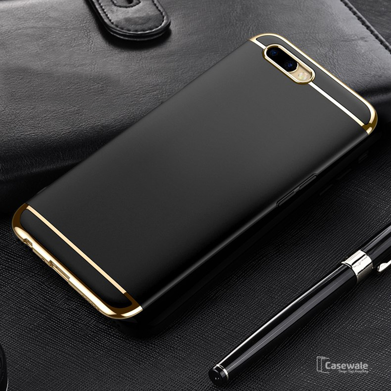 Luxury 3 in1 Electroplating Back Case For Oppo F9 Pro