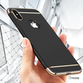 Luxury Electroplating 3 in 1 Case for iPhone X