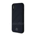 Mercedes Benz ORGANIC I Genuine Leather Hard Case for iPhone X