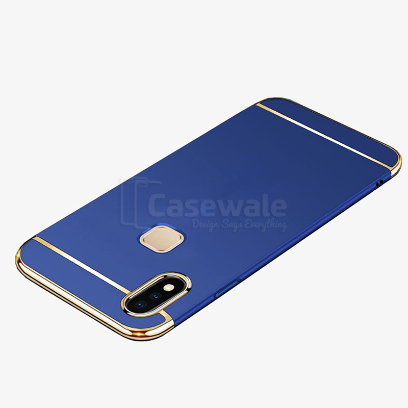 Luxury 3 in1 Electroplating Back Case For VIVO V9