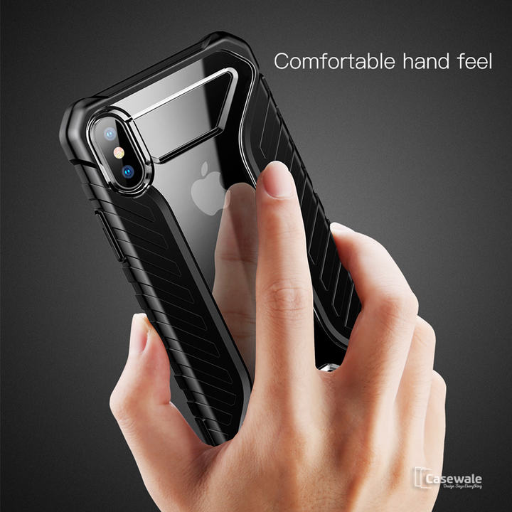 Baseus Acrylic Hybrid Anti-Slip Shockproof Case For iPhone XS Max