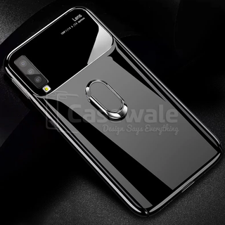 Luxury Mirror Effect Ring Bracket Phone Case for Galaxy A50