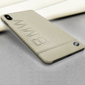 BMW Genuine Leather Case With Logo Imprint For iPhone X