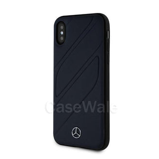 Mercedes Benz ORGANIC I Genuine Leather Hard Case for iPhone XS