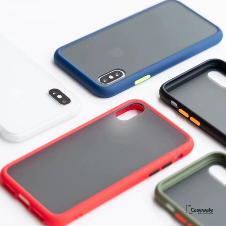 Anti-knock Armor Transparent Matte Hard Case for iPhone X, XS, XR or XS Max