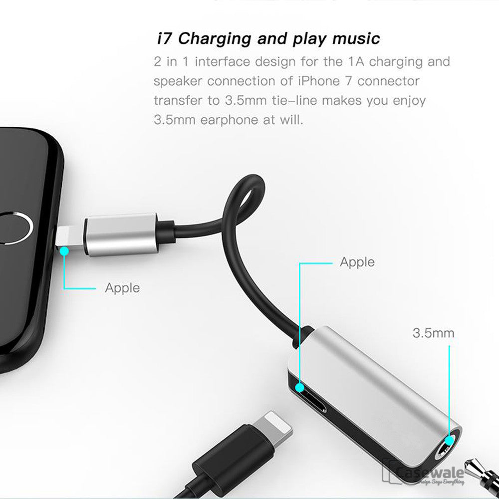 Audio Cable Adapter 3.5mm Headphone Jack for Apple iPhone 7/ 7 Plus