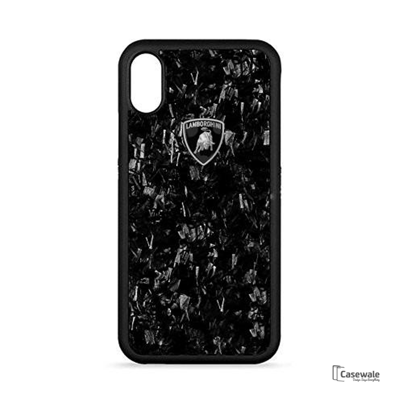 Lamborghini Marble Finish Glossy Case for iPhone X