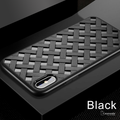 Luxury Grid Weave Hollow Ultra Thin Case for iPhone X