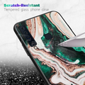 Glossy Agate Luxury Marble Case for Galaxy A9 2018