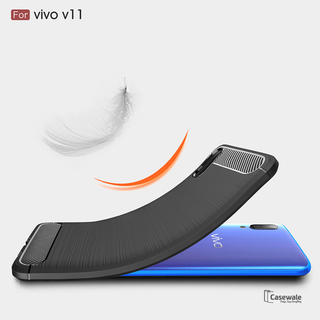 Luxury Ultra-thin Carbon Fiber Case For Vivo V11 Pro