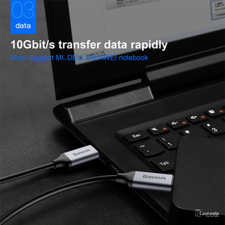 Baseus 86W USB Type C 4.3A Quick Charging Cable For iPhone