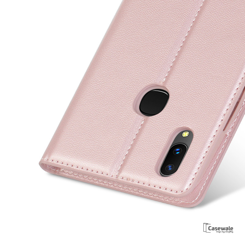 Luxury Flip Leather Wallet Case For Vivo V9
