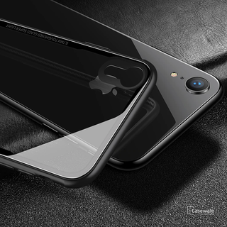Luxury Gorilla Glass Transparent Glass Case For iPhone XR [Best Selling Case]