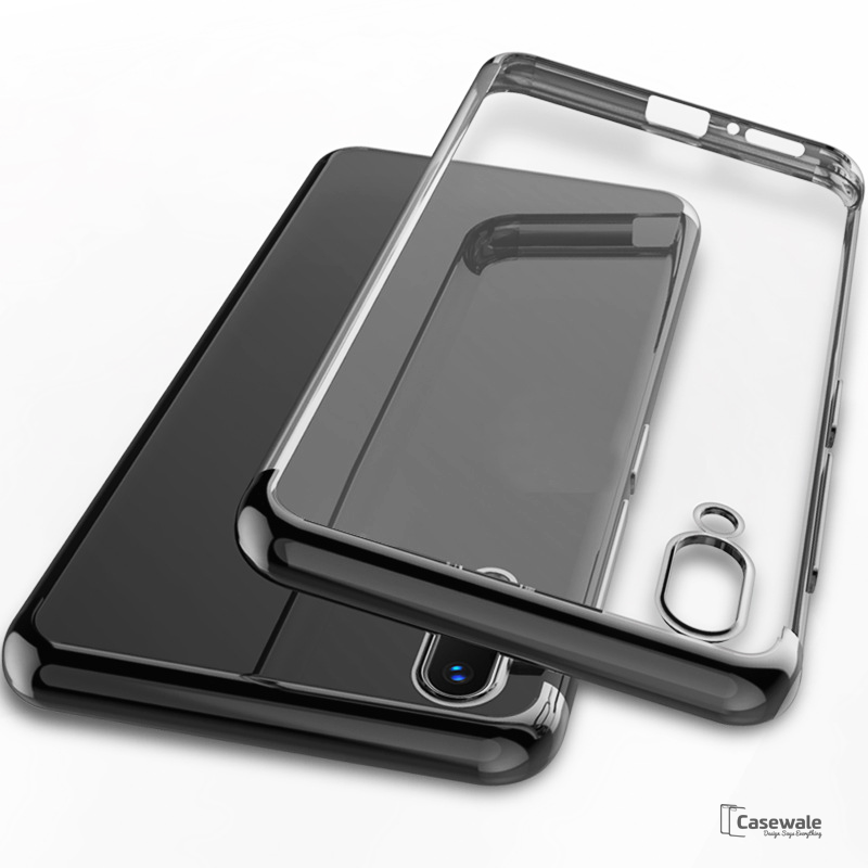 High-end Fashion Transparent Plated Case for Vivo V9