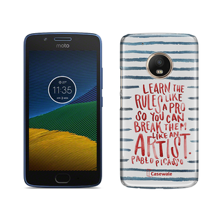 Picasso Effect Printed Cover for Moto G5 Plus