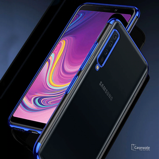 High-end Fashion Transparent Plated Case for Galaxy A9 2018
