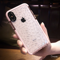Luxury Transparent Geometric Diamond Case for iPhone XS