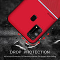 IQS Design Soft Leather Texture Case with Magnetic Car Vent For Galaxy M31