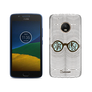 Stay Focused Printed Cover for Moto G5 Plus