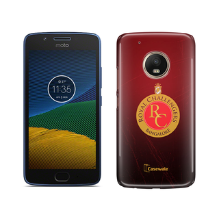 Royal Challengers Bangalore Printed Cover for Moto G5 Plus
